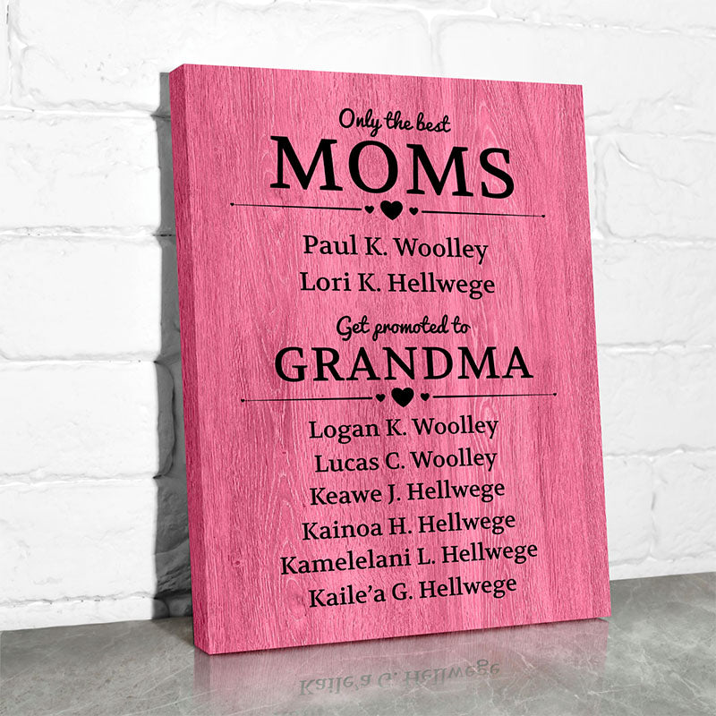 Mom Grandma Gifts Personalized Photo Canvas, Christmas Presents For  Grandma, Grandma Gifts With Grandkids Name - Best Personalized Gifts for  Everyone